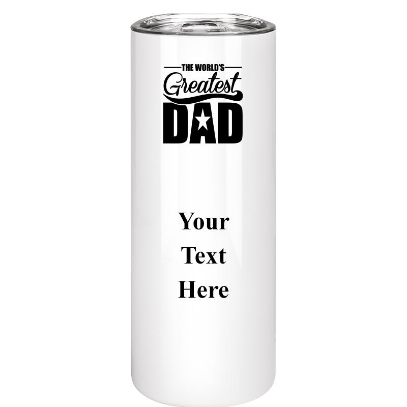 SLIM TUMBLER 20OZ WHITE