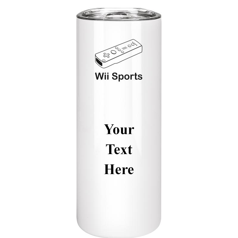 SLIM TUMBLER 20OZ WHITE