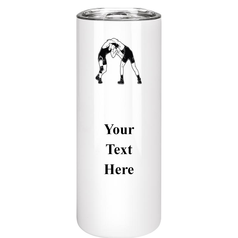 SLIM TUMBLER 20OZ WHITE