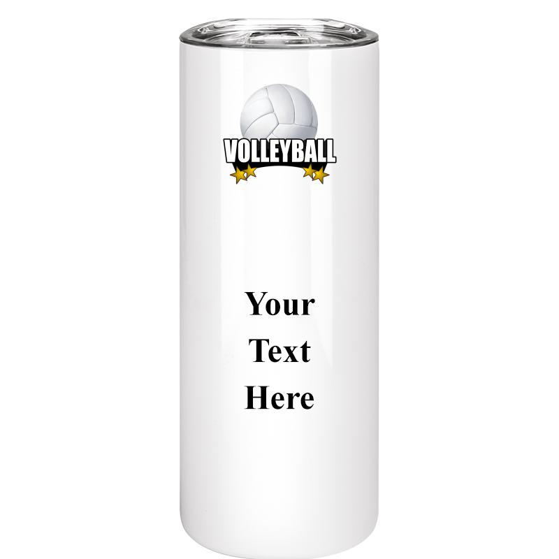 SLIM TUMBLER 20OZ WHITE