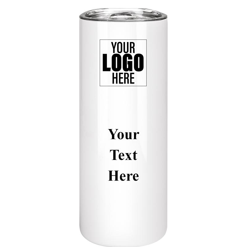 SLIM TUMBLER 20OZ WHITE