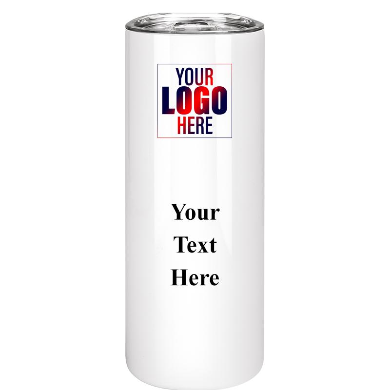 SLIM TUMBLER 20OZ WHITE