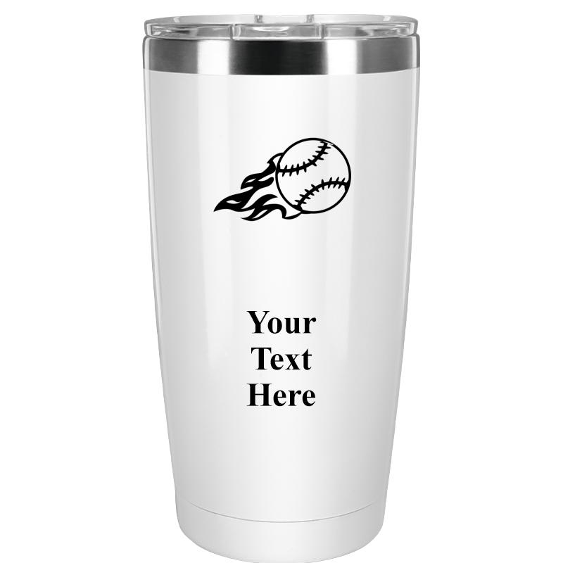 TUMBLER 20OZ WHITE