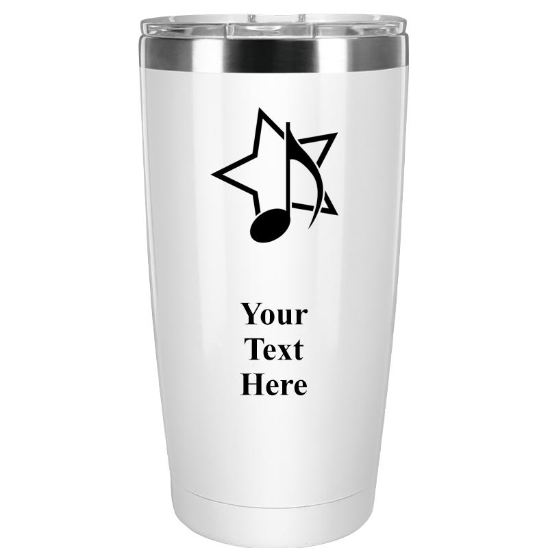 TUMBLER 20OZ WHITE