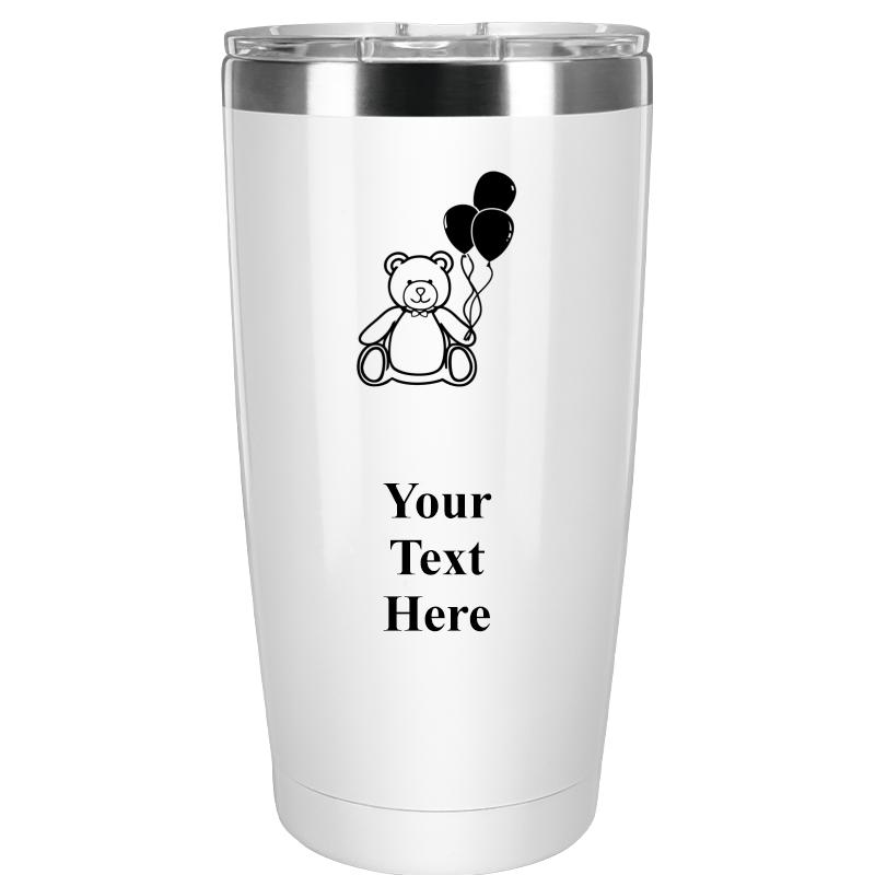 TUMBLER 20OZ WHITE