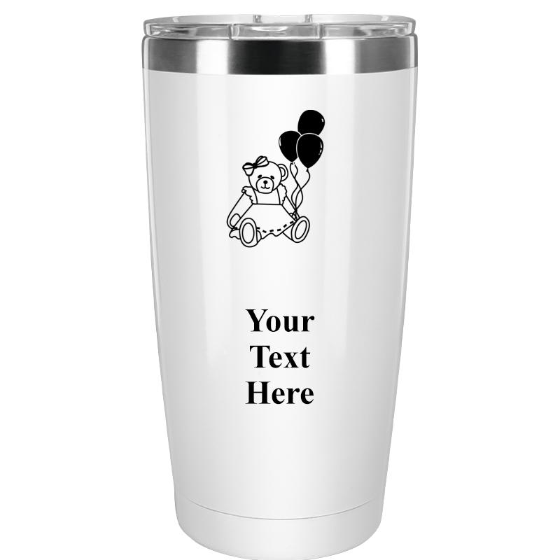 TUMBLER 20OZ WHITE
