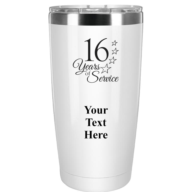 TUMBLER 20OZ WHITE