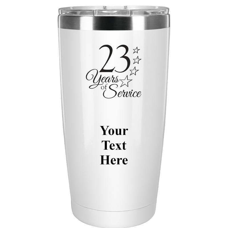 TUMBLER 20OZ WHITE