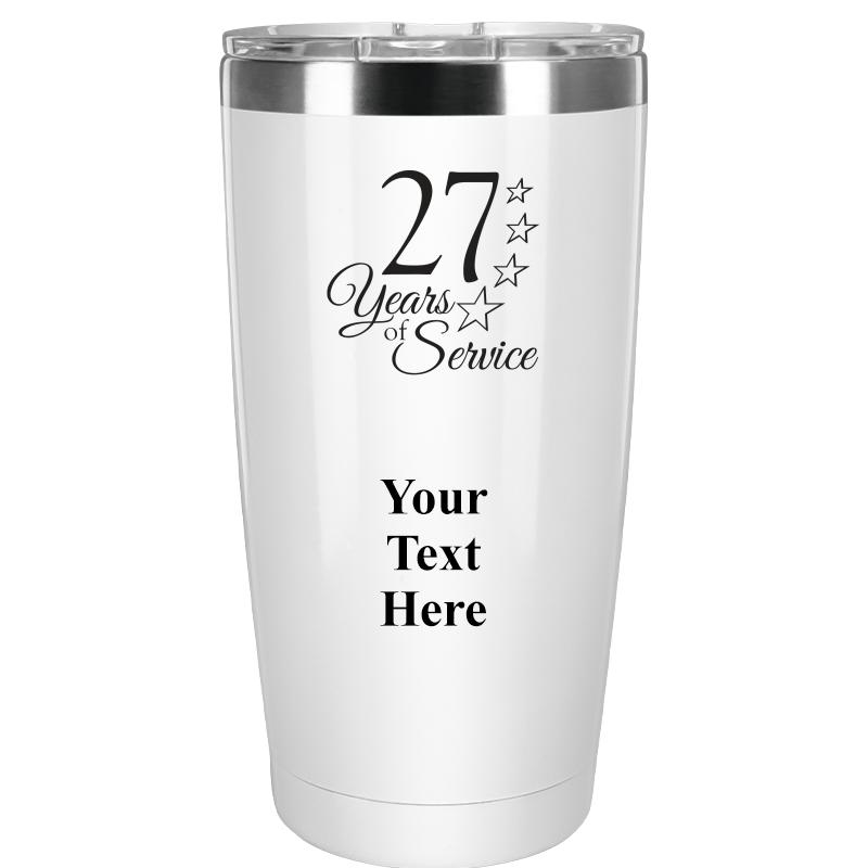 TUMBLER 20OZ WHITE