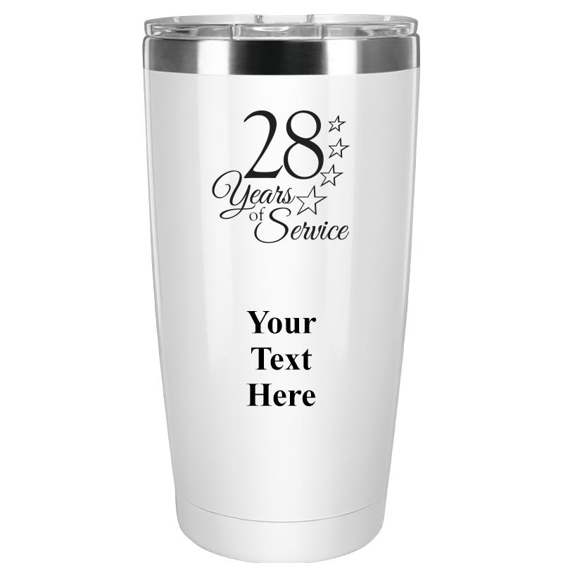 TUMBLER 20OZ WHITE