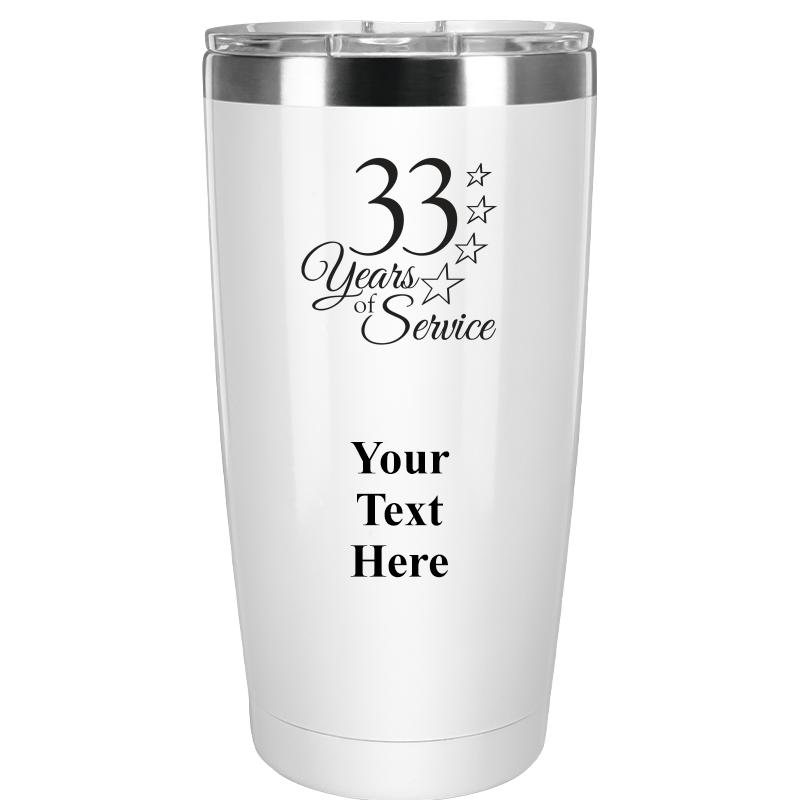 TUMBLER 20OZ WHITE