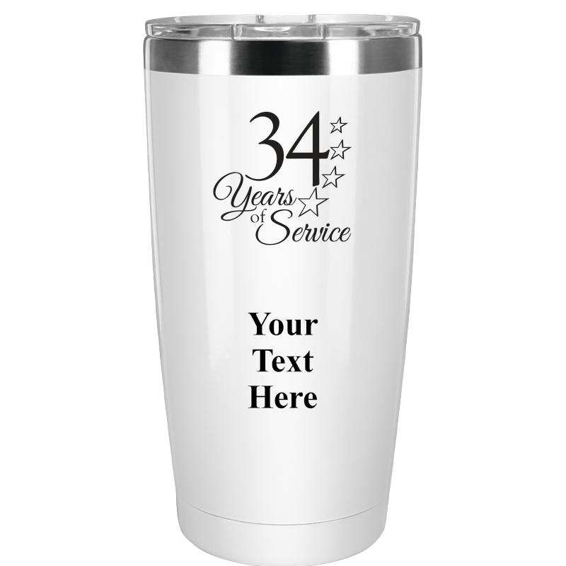 TUMBLER 20OZ WHITE