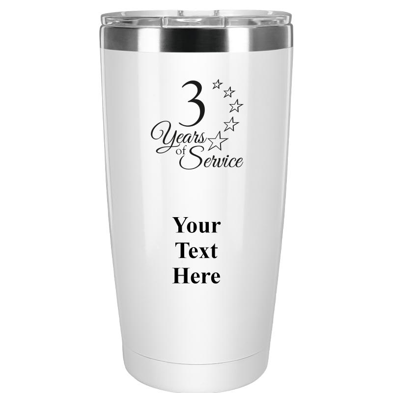 TUMBLER 20OZ WHITE