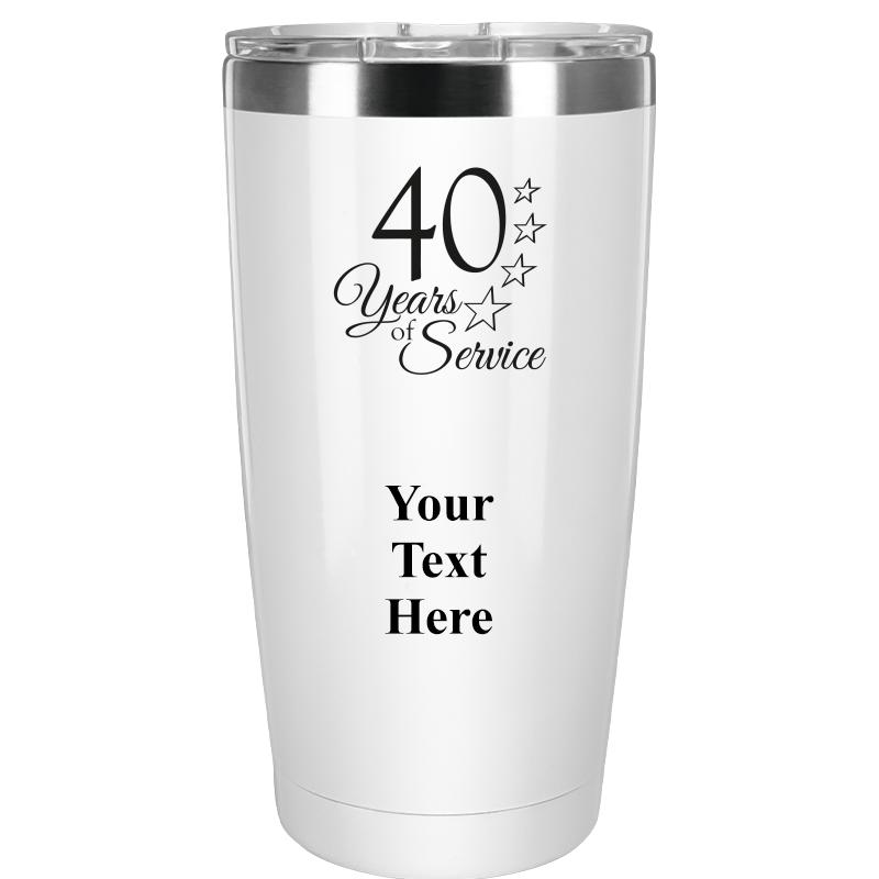 TUMBLER 20OZ WHITE