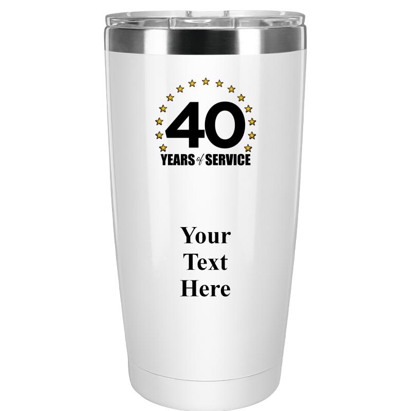TUMBLER 20OZ WHITE