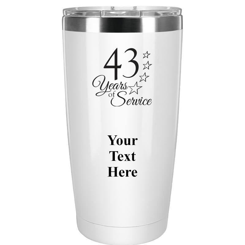 TUMBLER 20OZ WHITE