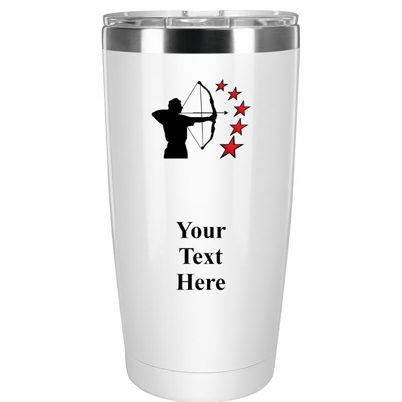 TUMBLER 20OZ WHITE