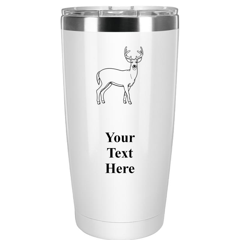 TUMBLER 20OZ WHITE