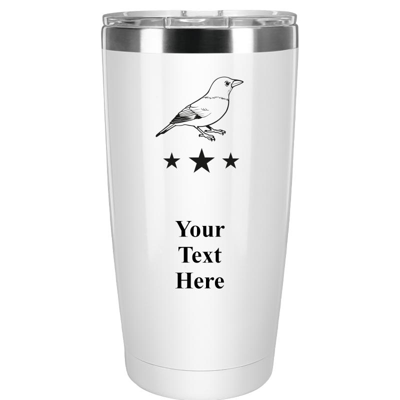 TUMBLER 20OZ WHITE