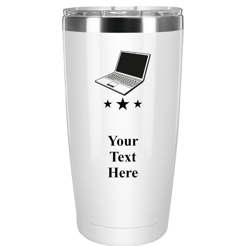 TUMBLER 20OZ WHITE