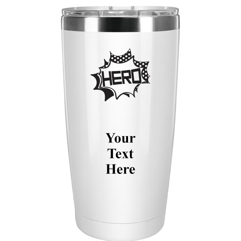 TUMBLER 20OZ WHITE