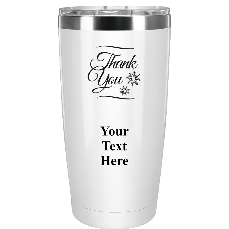 TUMBLER 20OZ WHITE