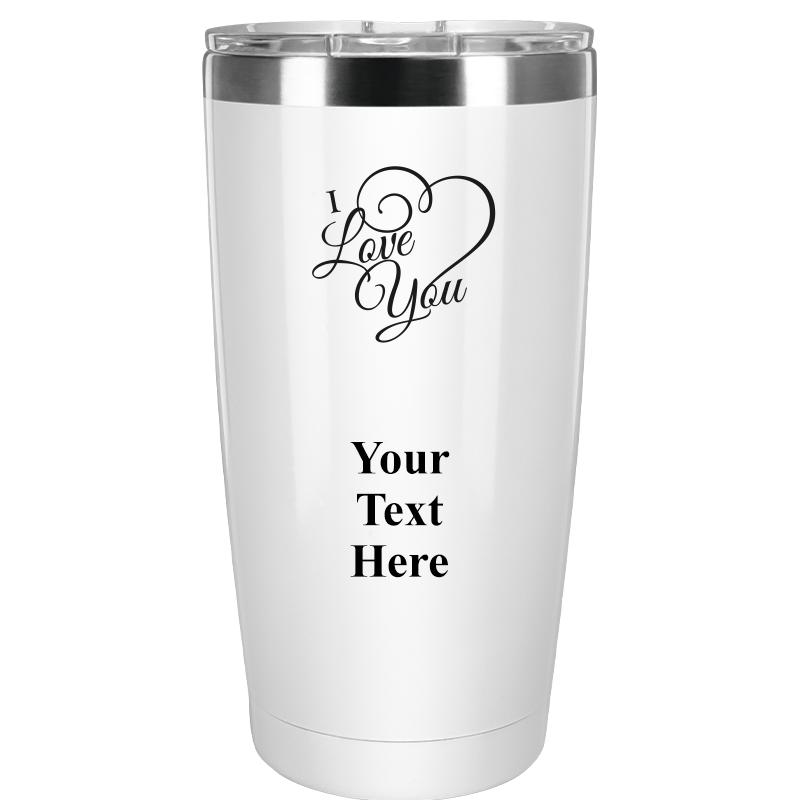 TUMBLER 20OZ WHITE