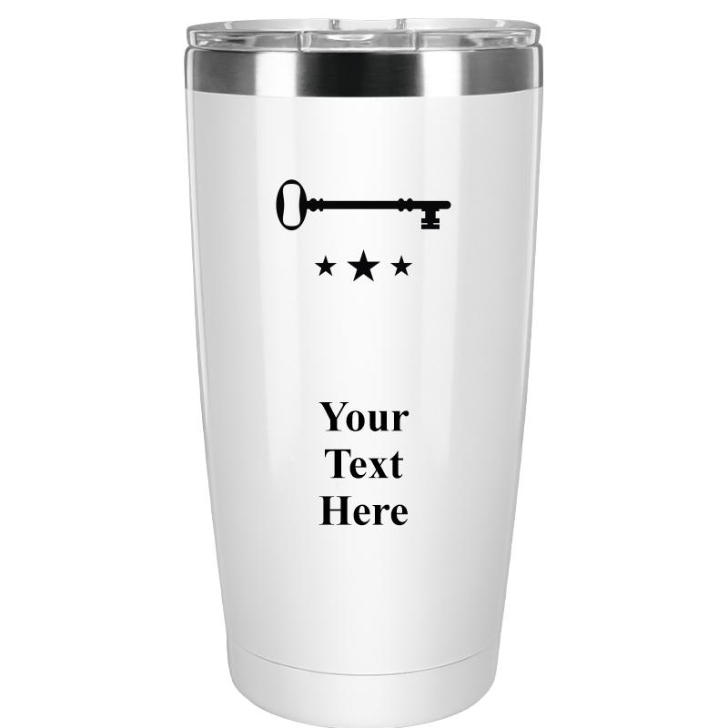 TUMBLER 20OZ WHITE