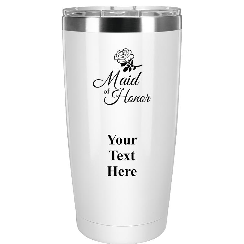 TUMBLER 20OZ WHITE