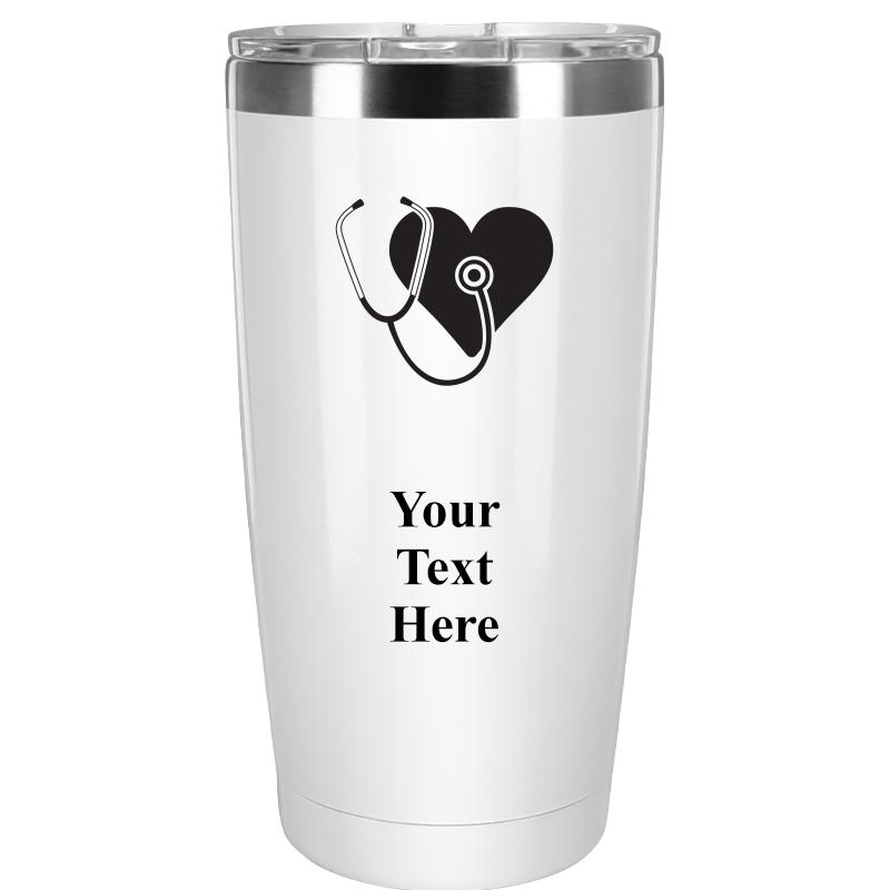 TUMBLER 20OZ WHITE