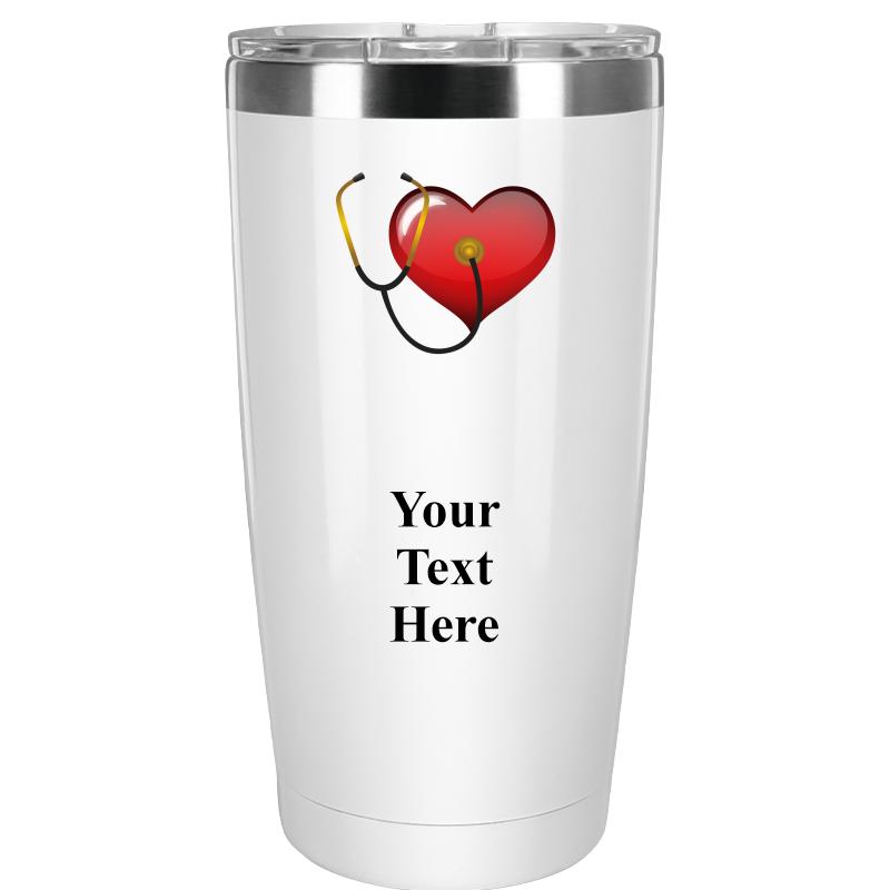TUMBLER 20OZ WHITE