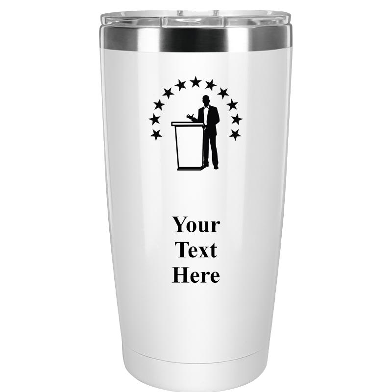 TUMBLER 20OZ WHITE