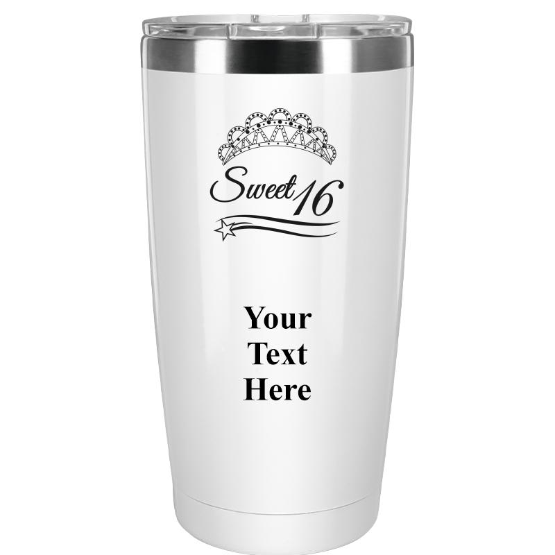 TUMBLER 20OZ WHITE