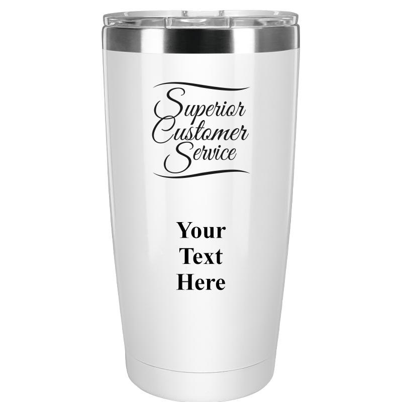 TUMBLER 20OZ WHITE