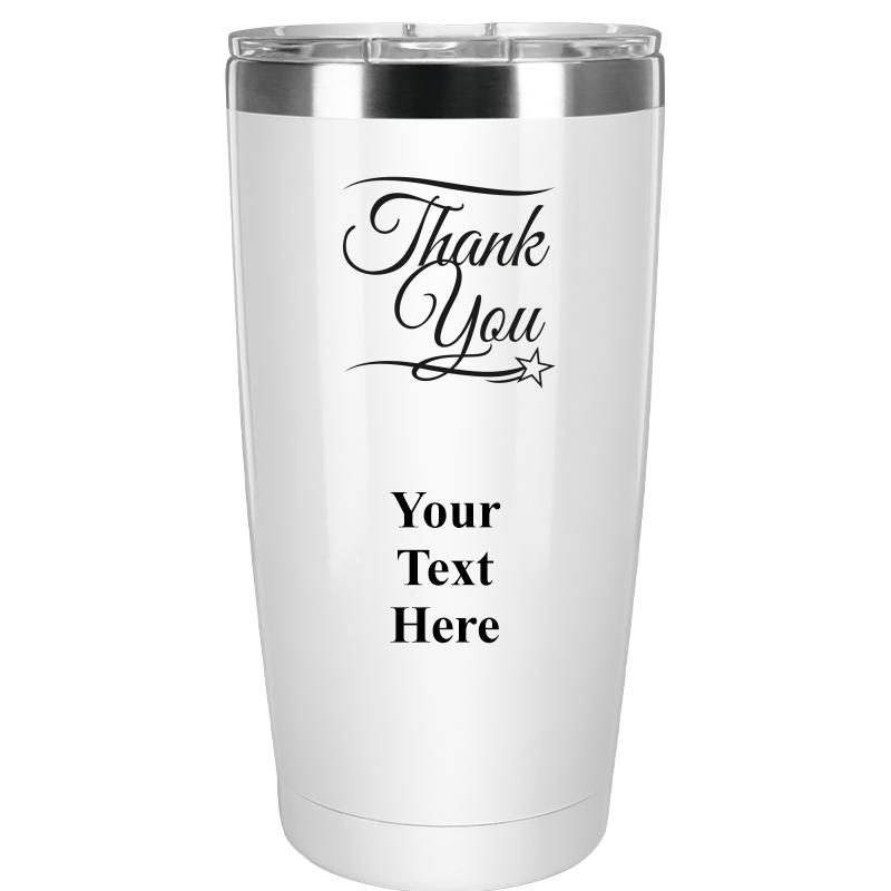 TUMBLER 20OZ WHITE