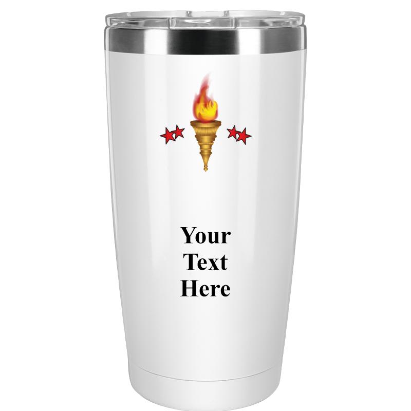 TUMBLER 20OZ WHITE
