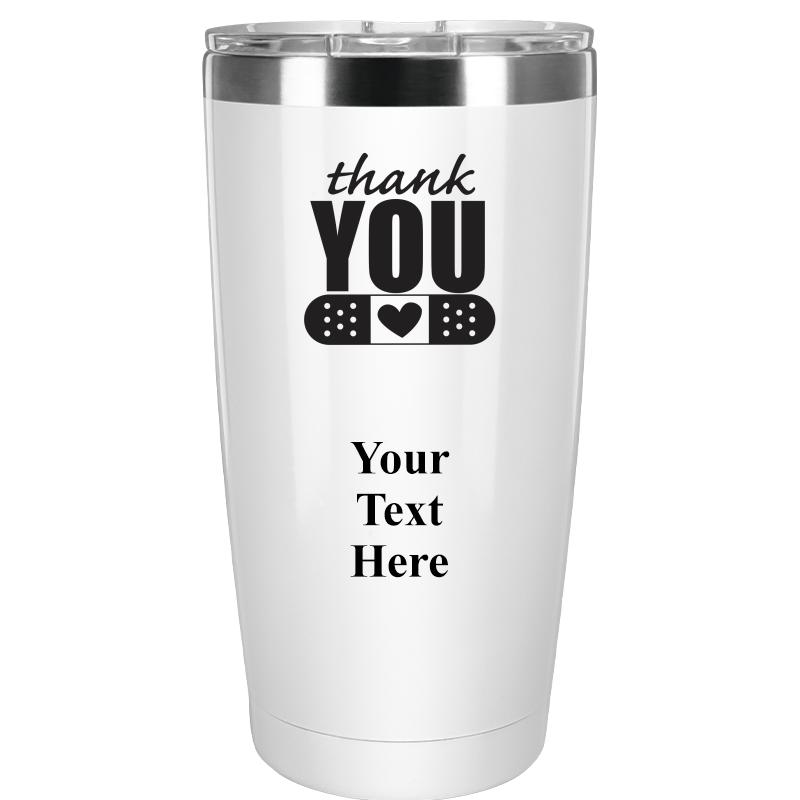 TUMBLER 20OZ WHITE
