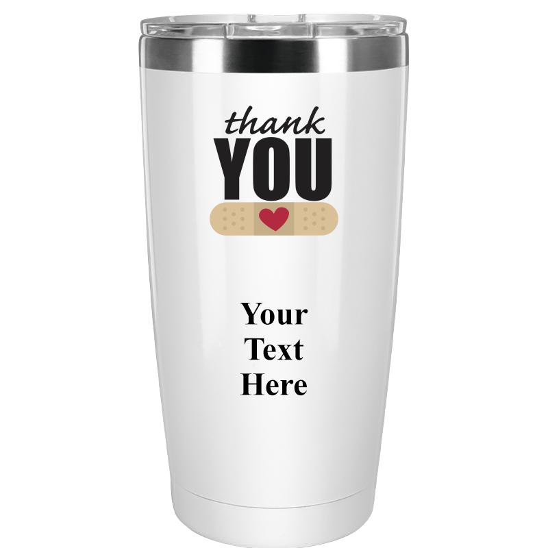 TUMBLER 20OZ WHITE