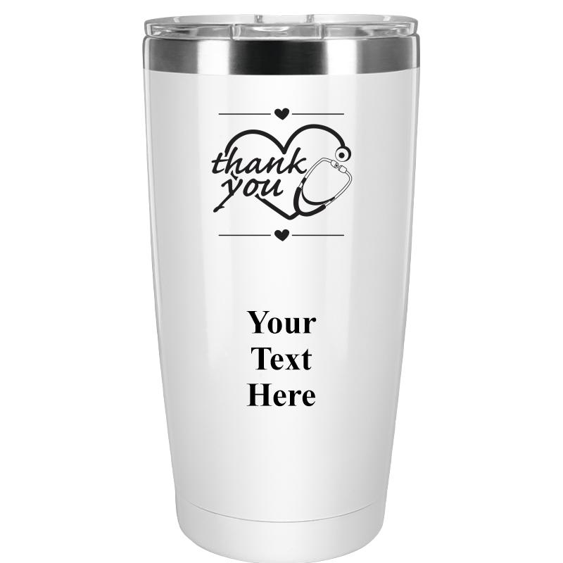 TUMBLER 20OZ WHITE
