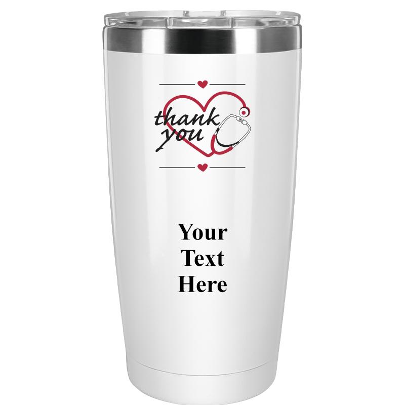 TUMBLER 20OZ WHITE