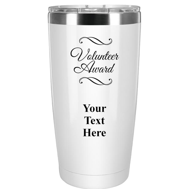TUMBLER 20OZ WHITE