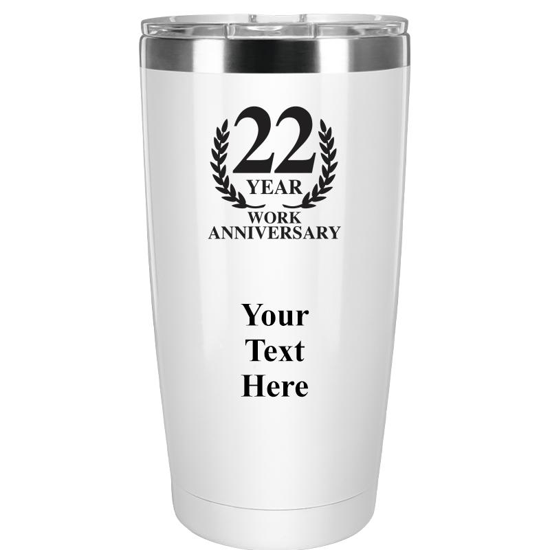 TUMBLER 20OZ WHITE