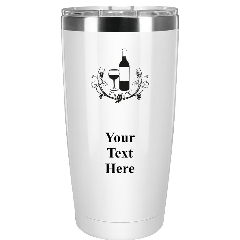 TUMBLER 20OZ WHITE