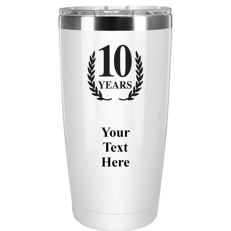 TUMBLER 20OZ WHITE