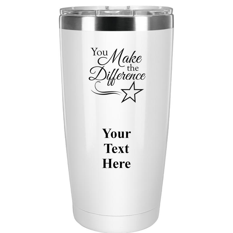 TUMBLER 20OZ WHITE