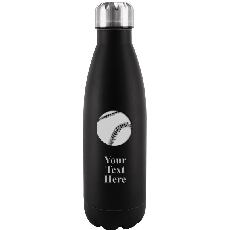 BLACK WATER BOTTLE 17 OZ