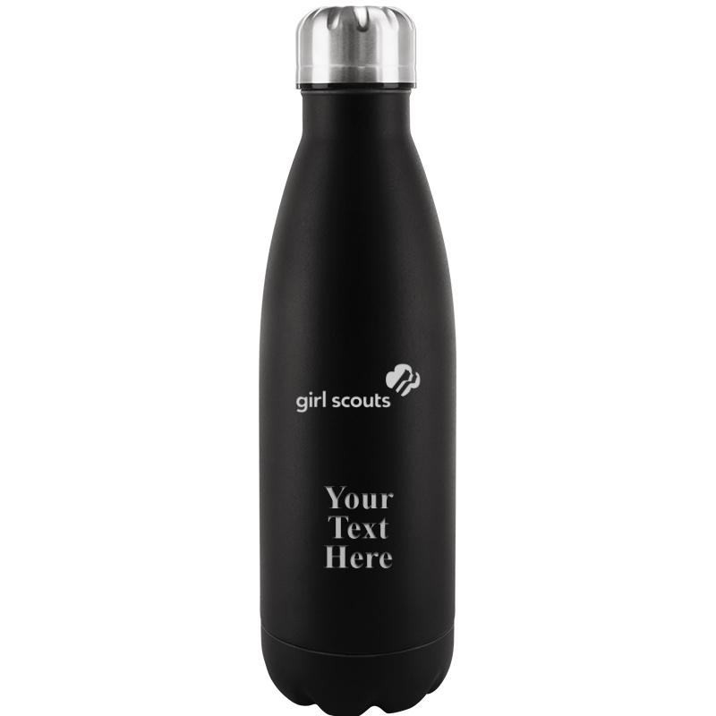 BLACK WATER BOTTLE 17 OZ