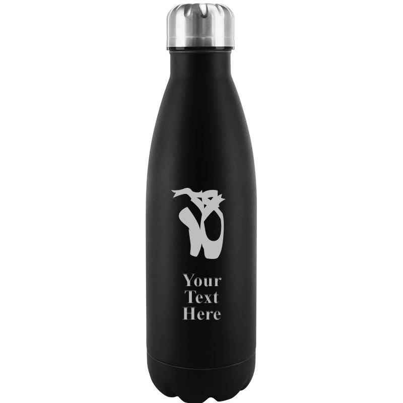 BLACK WATER BOTTLE 17 OZ