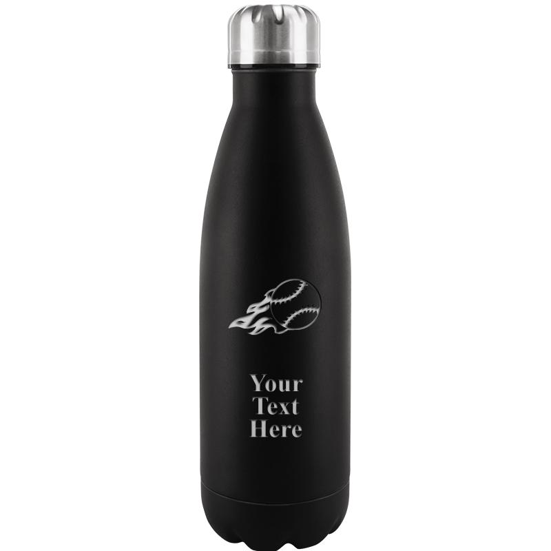 BLACK WATER BOTTLE 17 OZ