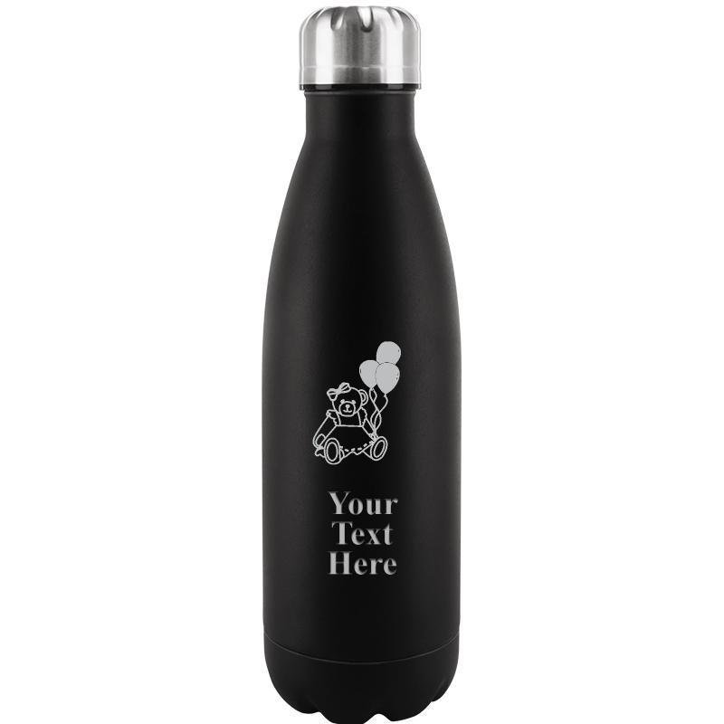BLACK WATER BOTTLE 17 OZ